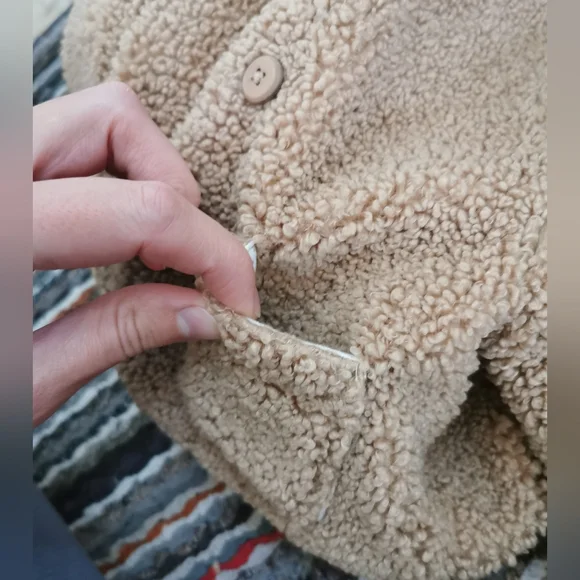 SOLD ON FB- Zara 3-6 month Sherpa Jacket - Picture 6 of 12